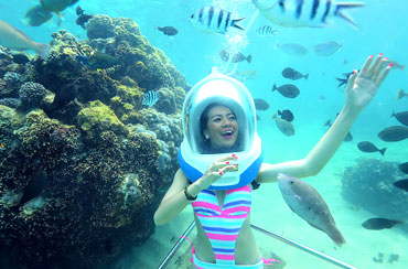 Bali Seawalker + Safari Park + Spa Packages
